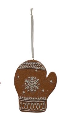 Resin Gingerbread Ornament - 4 Styles