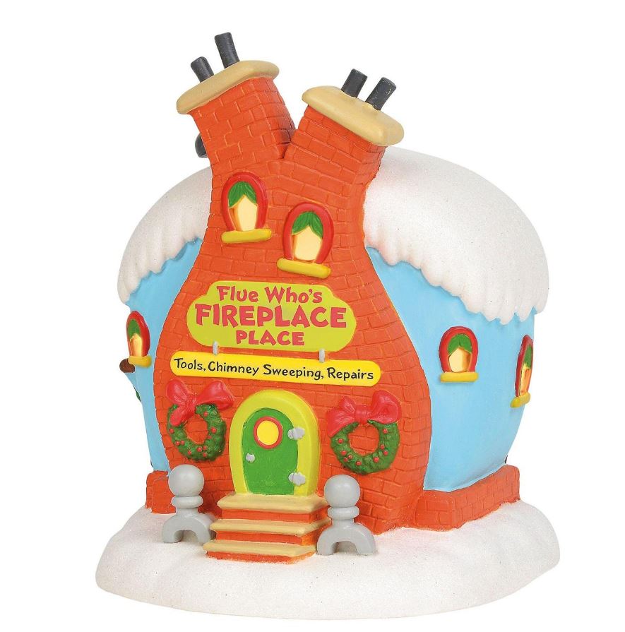 The Grinch Flue Who's Fireplace Place