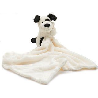 JellyCat Bashful Black & Cream Puppy Soother
