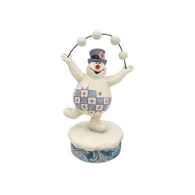 Jim Shore Frosty the Snowman -- Juggling Snowballs 'Winter is in the Air' Figurine