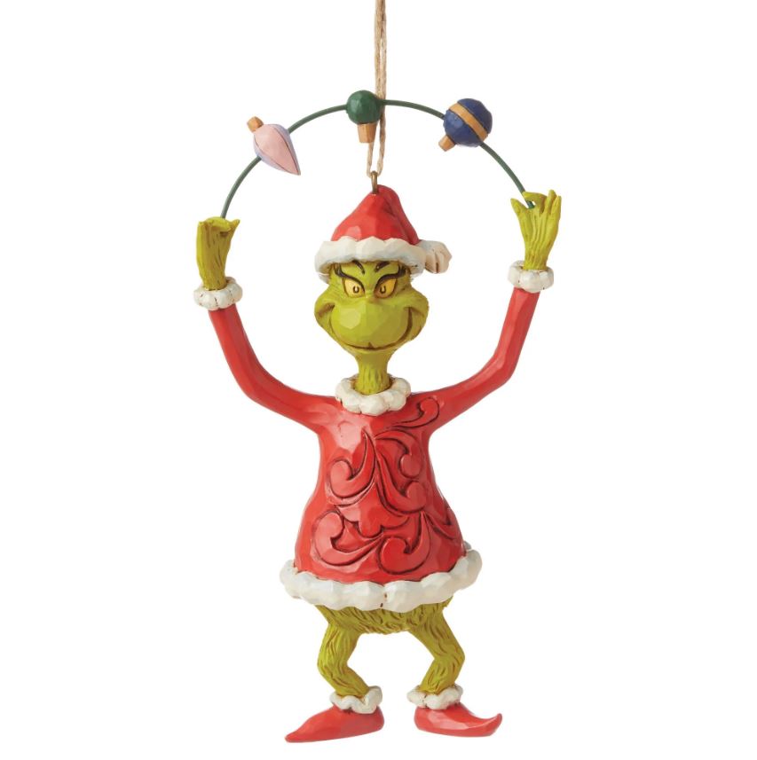 Grinch Juggling Hanging Ornament