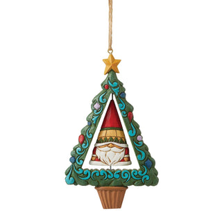 Jim Shore Rotating Gnome For The Holidays Ornament