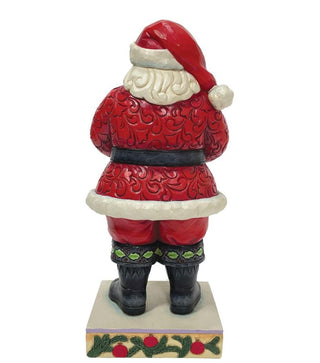 Jim Shore Santa Holding Cardinal Figurine