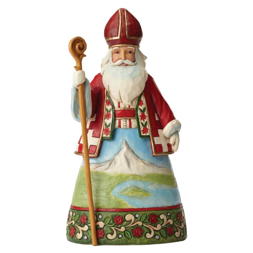 Swiss Santa Figurine