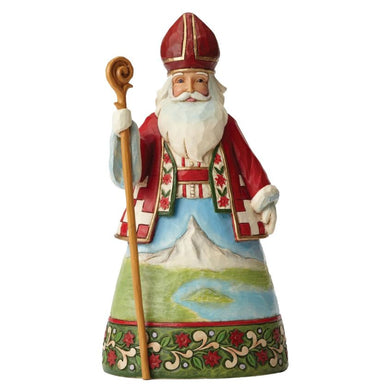 Jim Shore Santas Around The World: Swiss Santa Figurine