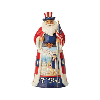 Jim Shore Santas Around The World: American Santa Figurine