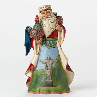 Jim Shore Santas Around The World: Brazilian Santa Figurine
