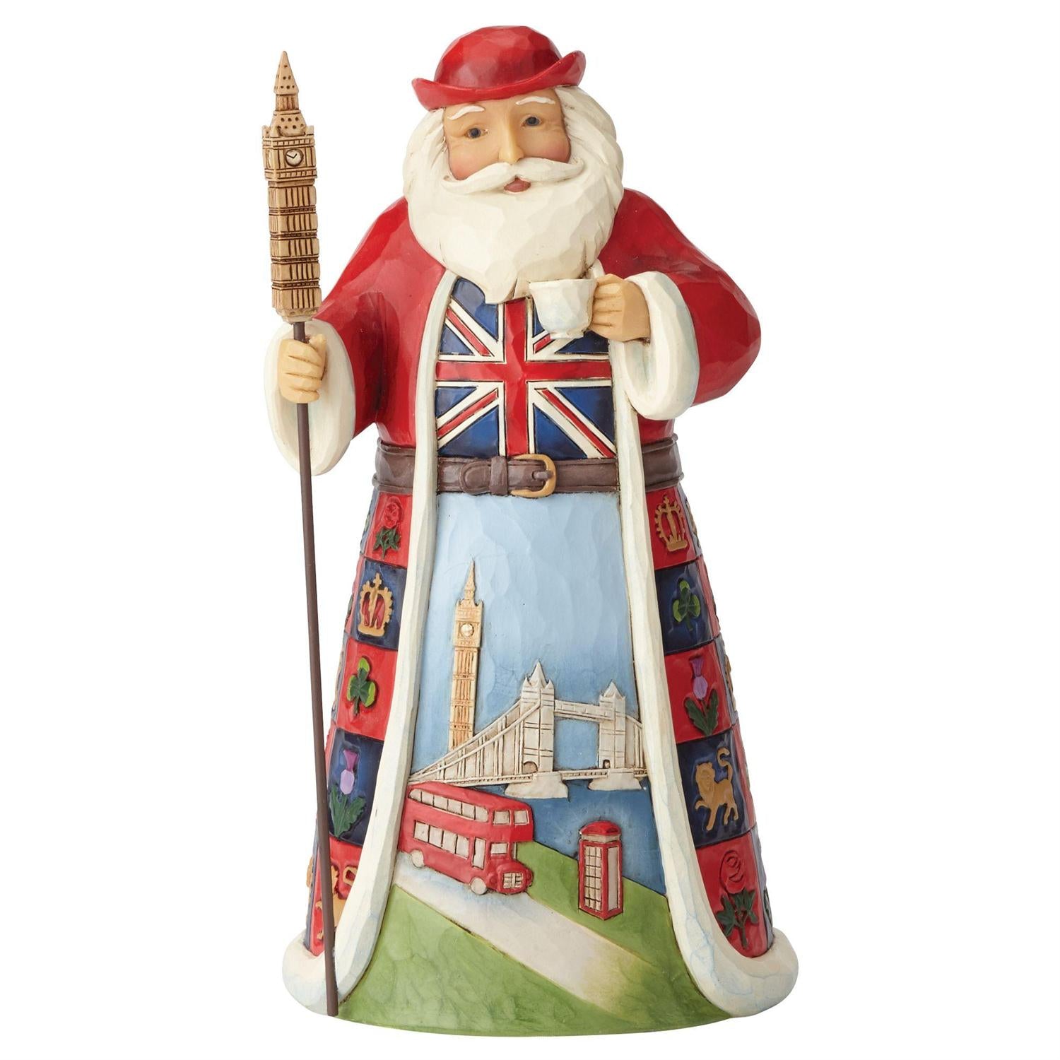 Jim Shore Santas Around The World: British Santa Figurine