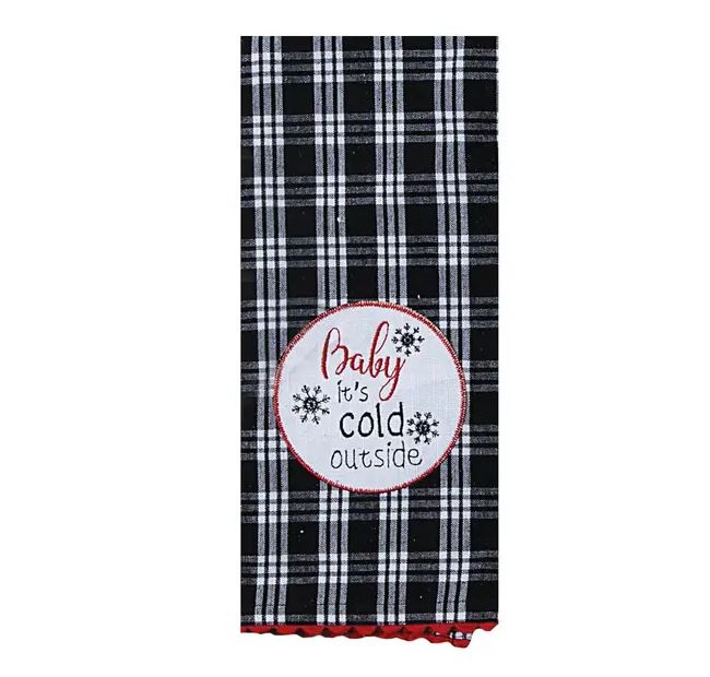 Baby It's Cold Outside Tea Towel