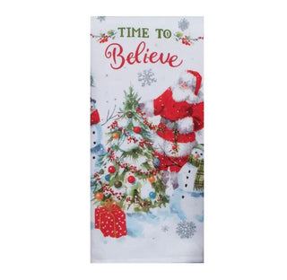 Christmas Village Santa Dual Purpose Towel
