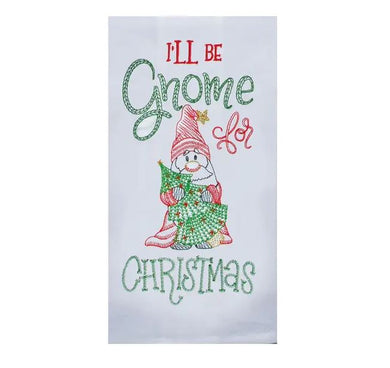 Gnome for Christmas Flour Sack Towel