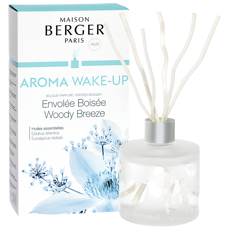 Aroma Wake Up Pre-filled Reed Diffuser- Woodsy Breeze