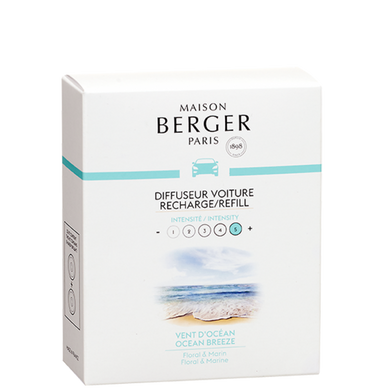 Ocean Breeze Car Diffuser Refill (2-Pack) - Maison Berger