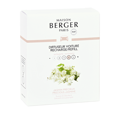 Precious Jasmine Car Diffuser Refill (2-Pack) - Maison Berger