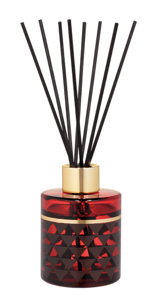 Clarity Burgundy Pre-filled Reed Diffuser Amber Powder