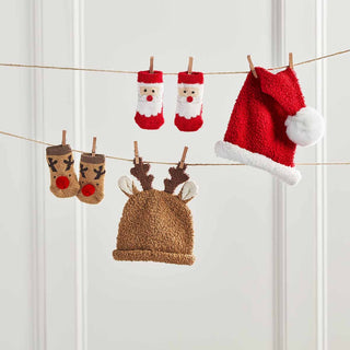 Christmas Sock And Hat Set