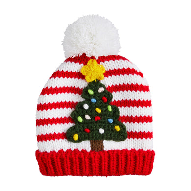 Baby Christmas Tree Knit Hat