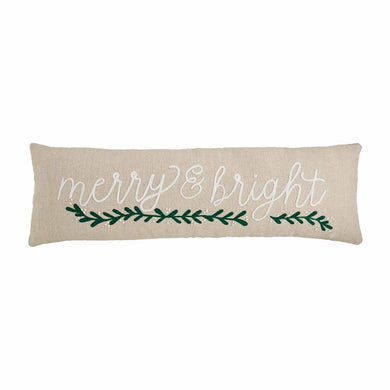 Merry and Bright Berry Throw Pillow