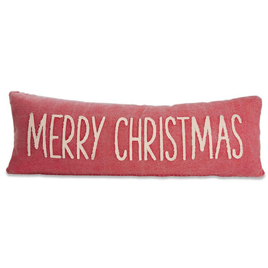 Merry Christmas Long Throw Pillow