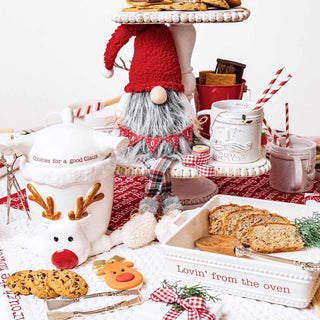 Reindeer Cookie Jar Set