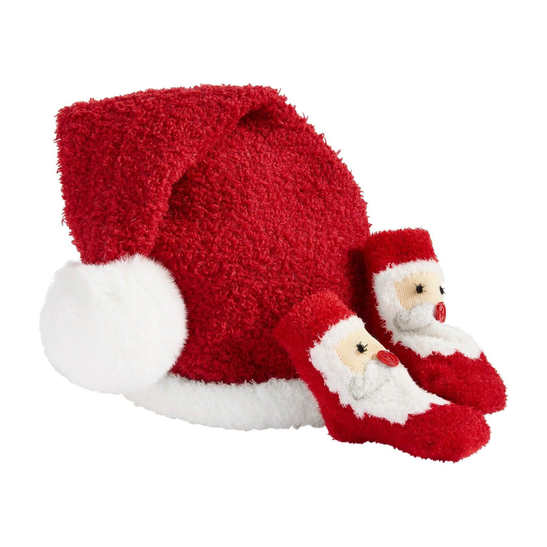 Christmas Sock And Hat Set