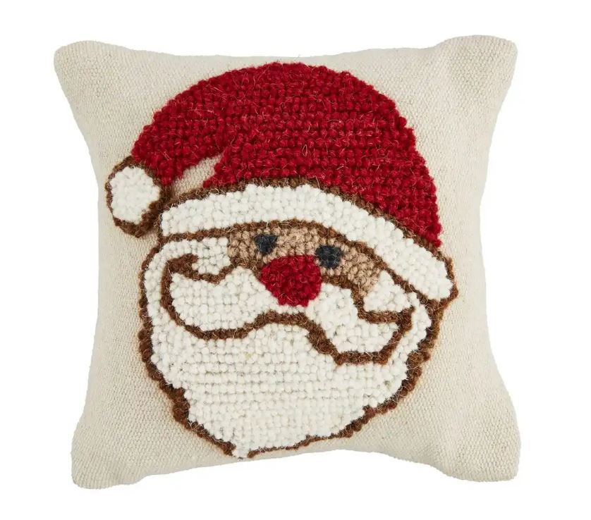 Mini Santa Canvas Pillow