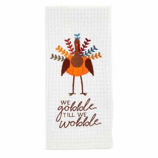 Thanksgiving Waffle Hand Towels