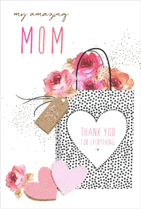 My Amazing Mom Thank You For Everything Card
