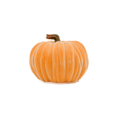 Orange Medium Velvet Pumpkin