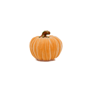 Orange Small Velvet Pumpkin