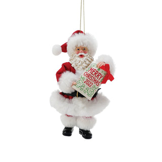 Possible Dreams Merry Christmas 2022 Santa Ornament