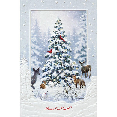 Pumpernickel Press Christmas Woodland Card