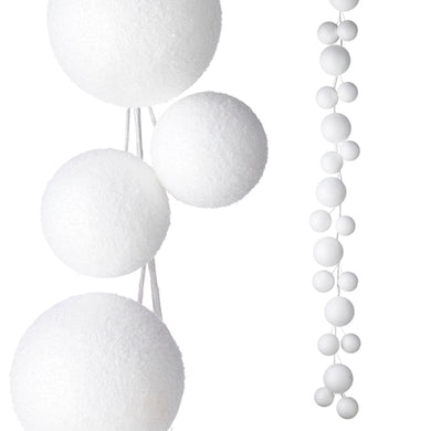 5.5' Snowball Garland