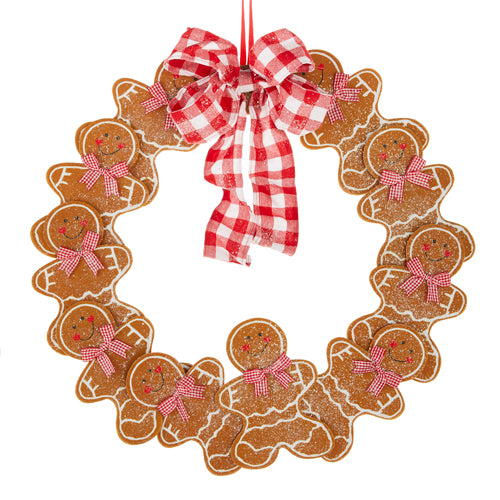 Gingerbread Man Wreath