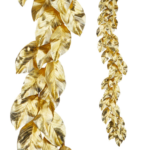 5' Gold Leaf Garland