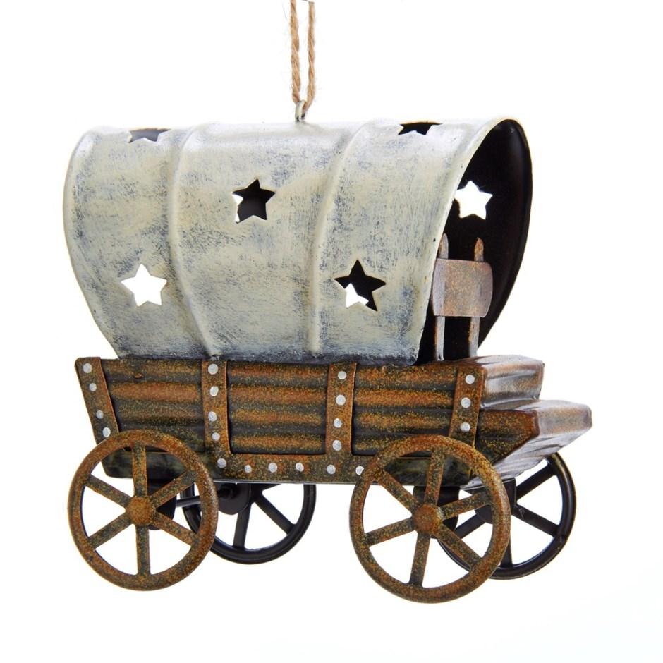 Rustic Wagon Ornament