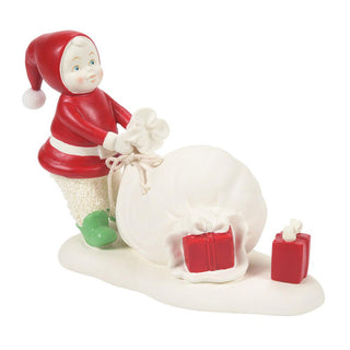 Snowbabies Spilling Santa's Presents