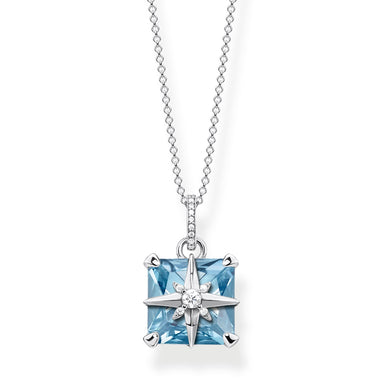 Blue Stone With Star Necklace