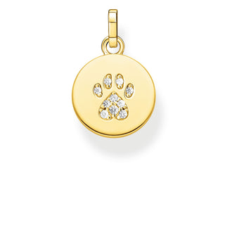 Cat Paw Pendant - Gold