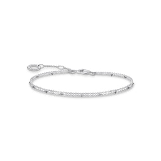 Double Strand Bracelet - Silver
