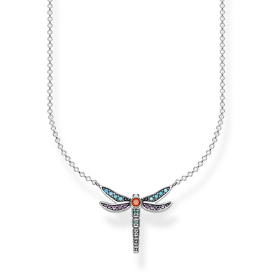 Dragonfly Necklace Small - Silver