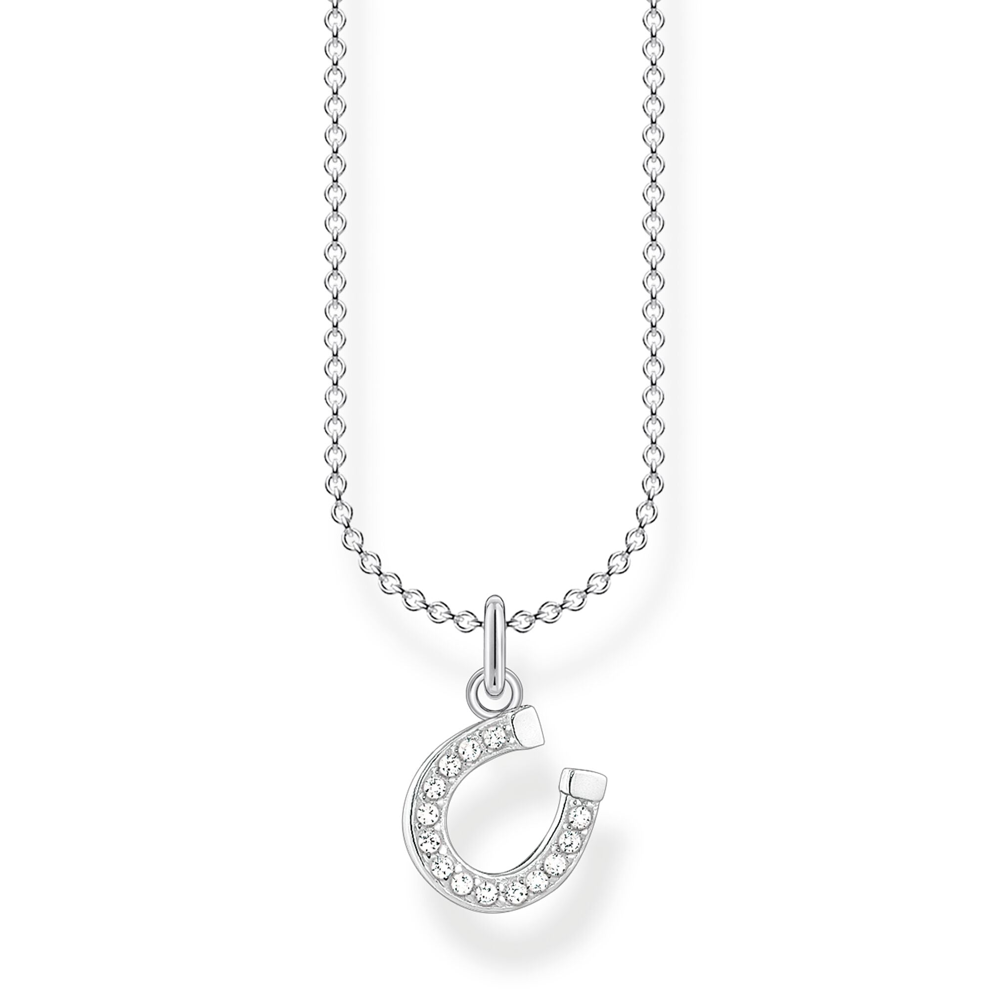 Horseshoe Necklace - Silver