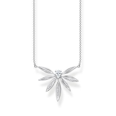 Leaves Necklace Small - Silver