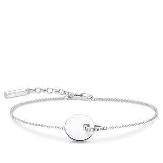 Together Coin With Ring Bracelet - Silver