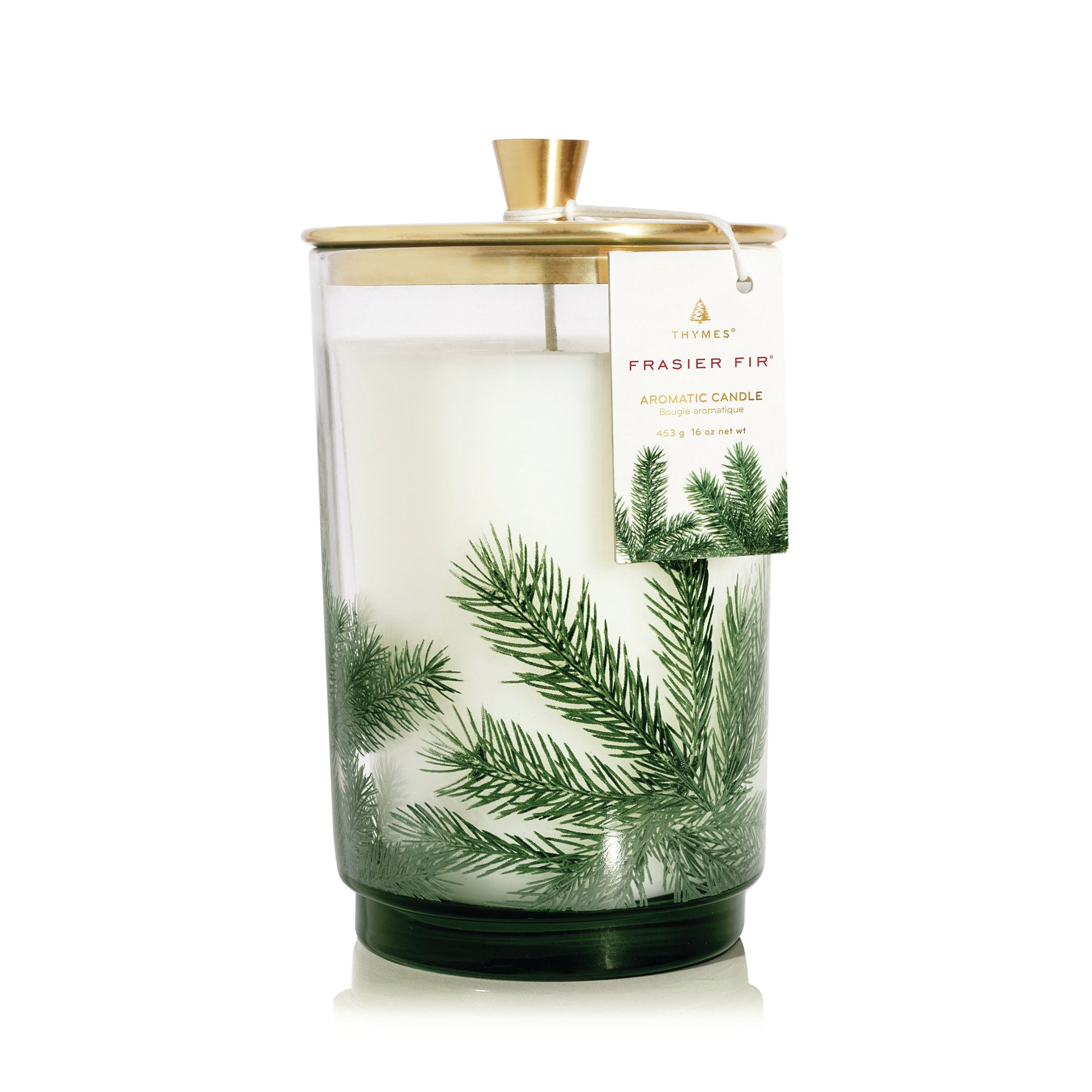 Thymes Frasier Fir Heritage Pine Needle Luminary Candle - Large