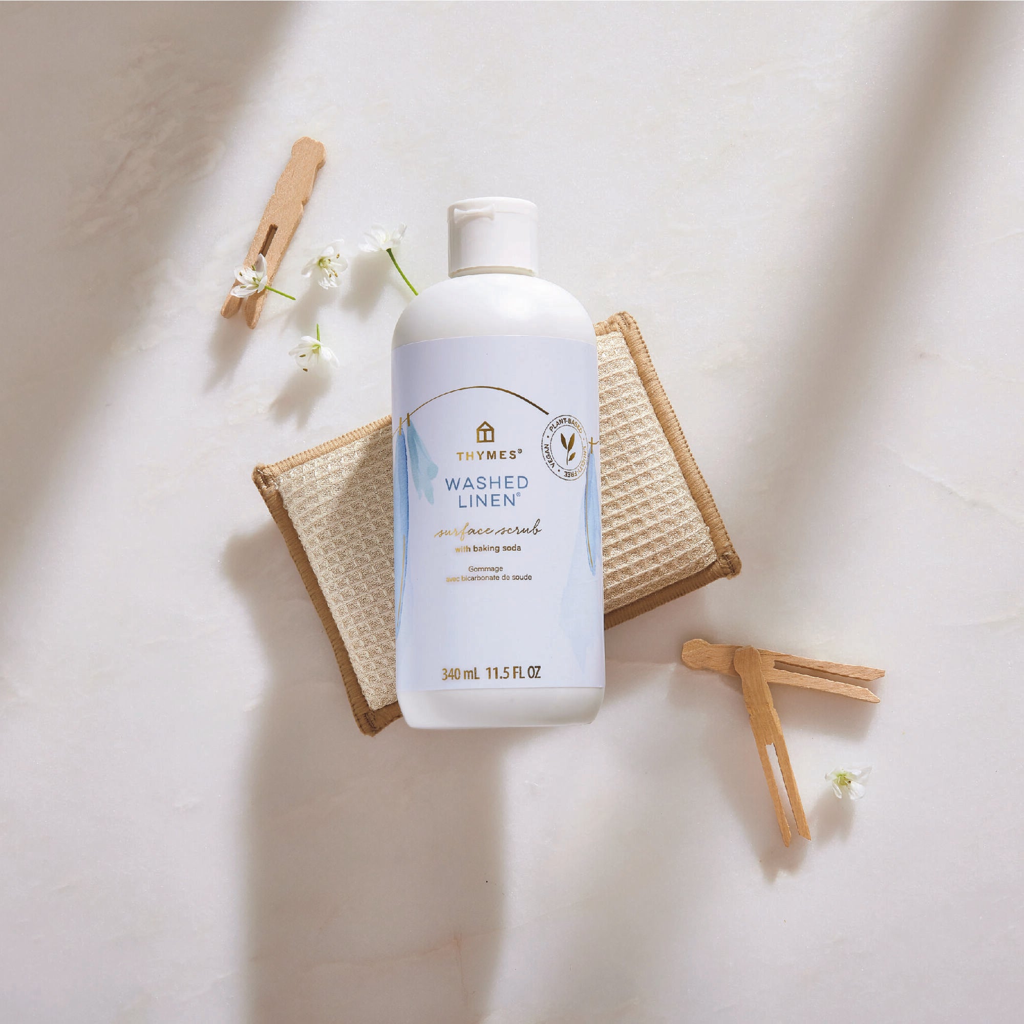 Thymes Washed Linen Surface Scrub