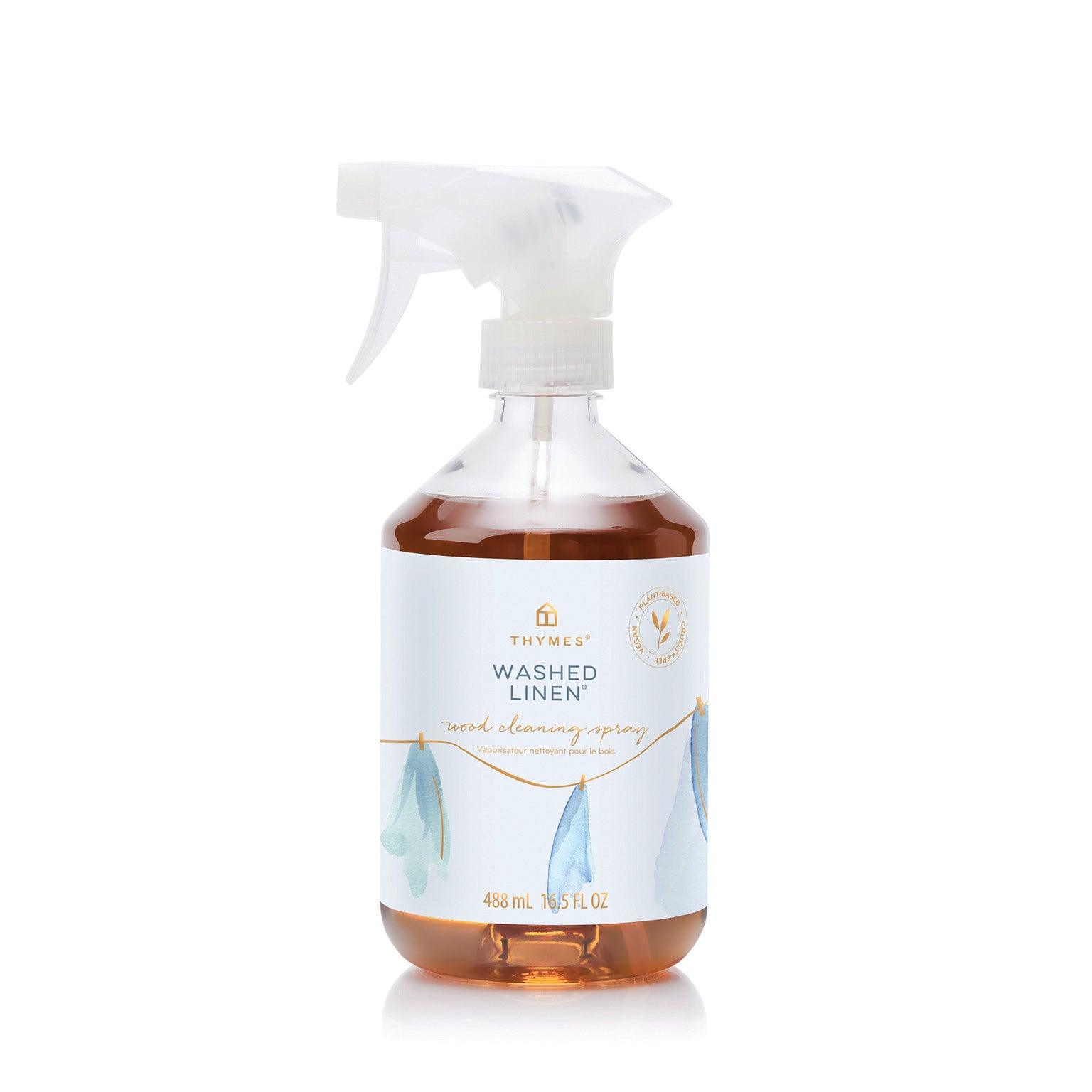 Thymes Washed Linen Wood Cleaning Spray
