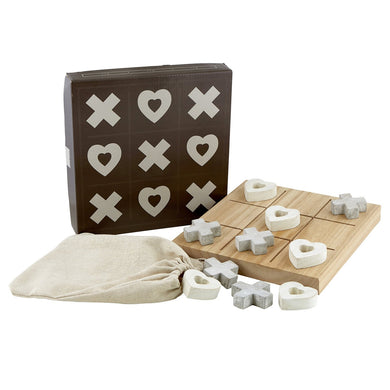 Wooden Tic Tac Toe Set