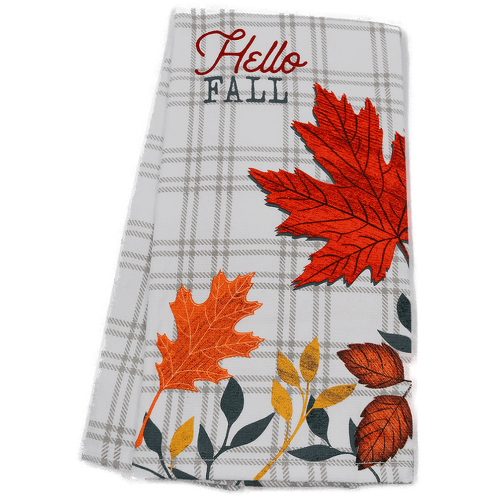 Fall Dish Towel - Hello Fall