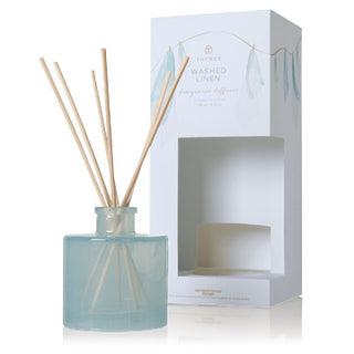 Thymes Washed Linen Petite Reed Diffuser